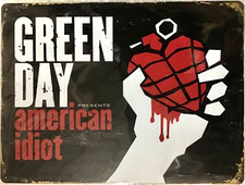FREE SHIPPING BUY /make OFFER B4 it’s SOLD Green Day album 12x16 TIN SIGN B16 picture