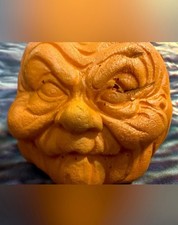 🔥Vintage 1980s Mini Foam Pumpkin Head picture