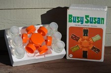 Mid-Century Multi Purpose storage/spice rack Orange 1970’s, Busy Susan Denmark picture