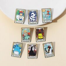 Studio Ghibli Tarot Card Enamel Pin Badge Set of 8 or pick your favorite picture