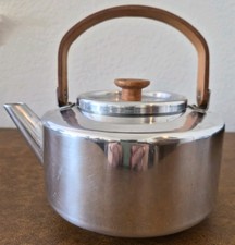 Vintage MCM Copco Aluminum Michael Lax Design Teapot #817 w Teak Handle 2.5L picture