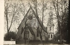 Episcopal Church Blue Earth MN Minnesota 1908 RPPC Photo Postcard COPY picture