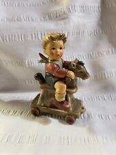 Hummel Goebel 2020 Riding Lesson First Issue Boy on Rocking Horse 2001 Figurine picture