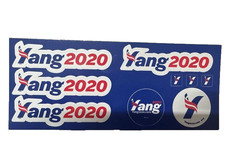Andrew Yang Gang Math Official 2020 President Campaign 9 Sticker Sheet AUTHENTIC picture