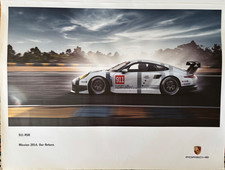 PORSCHE FACTORY POSTER 911 RSR LOT OF 4 picture