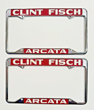 VTG Arcata California Clint Fisch Studebaker Dealership License Plate Frames picture