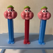 Lot of 3 - Bubbleman Yummy Bubbles Pez Dispenser Slovenia picture
