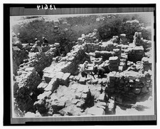 Photo:Bethel Excavations 1954 Dr James L Kelso House Walls Archaeology picture