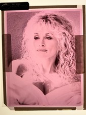 DOLLY PARTON - Rare Original Press Photo Transparency by HERB RITTS 1989 picture