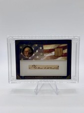 A Word From Potus George Washington Authentic Hand Written Word & Relic Numbered picture