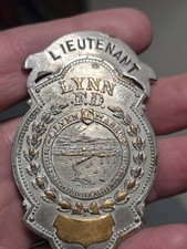 Old Vintage OBSOLETE FIREMAN Lynn Massachusetts MA Mas Fire Department Pin Badge picture