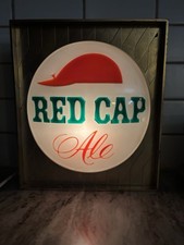 CARLING BREWING COMPANY RED CAP ALE LIGHT UP SIGN 9 5/8