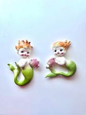 Norcrest Vintage 1950's Mermaid and Merman picture