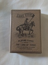 Deluxe Lone Star Playing Cards - Pure Imagination Project - New/Sealed  picture