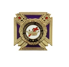 York Rite Past Grand Commander Cloisonne Masonic Lapel Pin picture