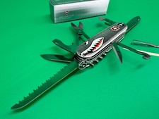 RARE GENUINE VICTORINOX SWISS ARMY HUNTING KNIFE HUNTSMAN WARTHOG AIR FORCE A10 picture