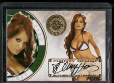 CHRISTY HEMME 2013 Benchwarmer Best of Bench Warmer Vegas Auto Autograph picture