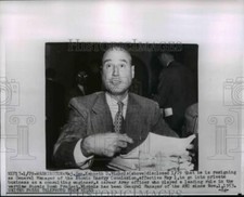 1955 Press Photo Maj.Gen.Kenneth D Nichols, General Manager of Atomic Energy picture