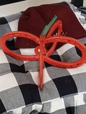 rustic handmade horse shoe pumpkin  picture