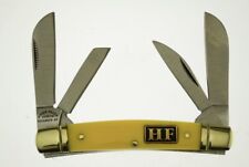 Honk Falls 4 Blade Pocket Knife 3.5 Yellow HF-118Y picture