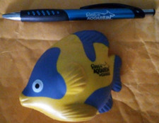 Ripley's Aquarium Of Canada (Toronto) Logo Click Pen And Stress Ball (angelfish) picture