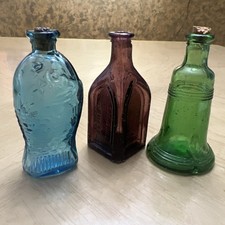 VINTAGE LOT 3 WHEATON MINI BOTTLES  picture