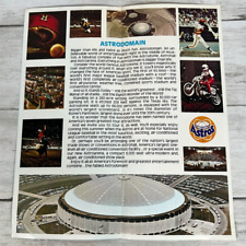 1977 Vintage Houston Astrodome Brochure Astros Schedule Tour Advertising picture
