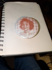 Pink Shirley Temple Pinback Button picture