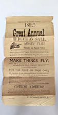 Antique 1892 Abingdon Virginian Newpaper Ad, Va picture