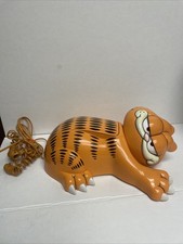 Vintage 1981 Garfield Tyco Landline Telephone Fixed Eyes Phone Minor Wear picture