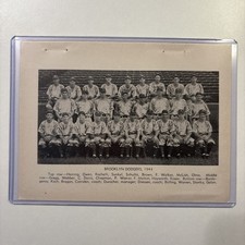 1944 Brooklyn Dodgers Team Picture Rare Vintage Baseball Antique Leo Durocher picture