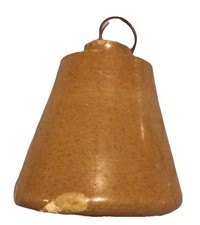 Antique 3.5” Conical Shaped Salt Glazed Stoneware Ink Well, Unique, Rusty-Crusty picture