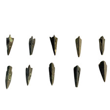 Lot of 10 Ancient Iron Arrowhead Kievan Rus - Vikings 8-11th century AD Relics picture