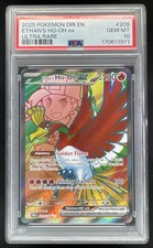 2025 Pokemon Destined Rivals #209/182 Ethan's Ho-Oh ex PSA 10 picture