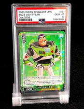 2023 BUZZ LIGHTYEAR • PSA GEM MINT 10 • WEISS SCHWARZ DISNEY 100 picture