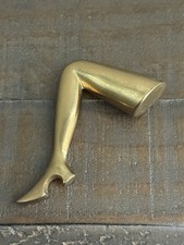 Retro Vintage Brass Lady Leg Bottle Opener  Novelty Barware picture