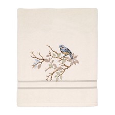 Avanti Linens Love Nest Bath Towel - 100% Cotton, Ivory/Off-white picture