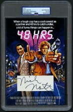 Nick Nolte signed autograph 5.5x8 Actor Jack Cates in 48 Hours Custom Cut PSA picture
