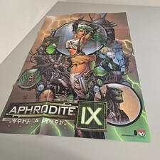 2000 Aphrodite IX 24x36 Poster Top Cow Image Comics David Finch Weems VTG picture