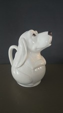 Vintage MCM Ceramic Dog Pitcher VG Cond Used picture