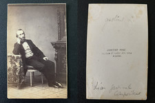 Carjat, Paris, le violoniste Léon Gastinel Vintage Albumen Print CDV.Léon Gust picture