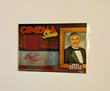 2009 Donruss Americana Burt Reynolds Cinema Stars PATCH AUTO /50 Reddish Brown picture