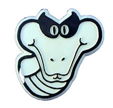 Hallmark PIN Halloween Vintage GLOW IN DARK SNAKE Monster Holiday Brooch picture