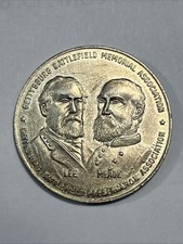 Gettysburg Battlefield Centennial Fellowship Award Lee And Meade 1863-1963 picture