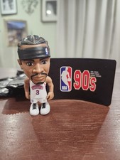 Zuru Ballers 90's Series NBA Allen Iverson Philadelphia 76ers White Jersey picture