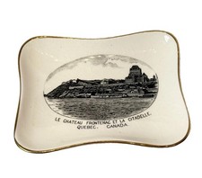 LE Château Quebec Souvenir Porcelain Trinket CHINA ANTIQUE DISH PLATE picture