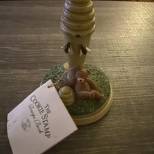 Vintage Brown Bag Cookie Art Stamp Press BEEHIVE BEAR #1 1995 picture