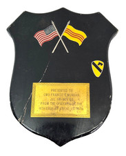 1966 US Army Named Chief Warrant Officer Vietnam War Plaque picture