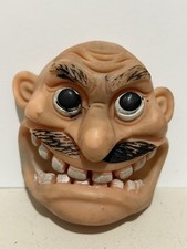 Vintage 1980s Ugly Faces Anthrax Not Man Rubber Finger Puppet Toy picture