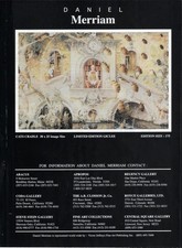 DANIEL MERRIAM Giclee Art Limited Edition 2p Exhibit 1994 Print Ad picture